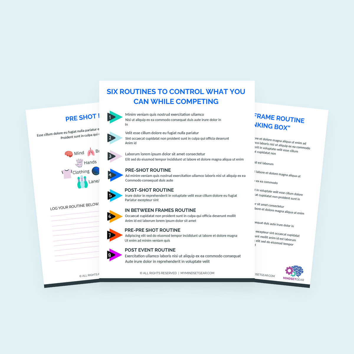 Compete with Confidence: Printed Booklet Set